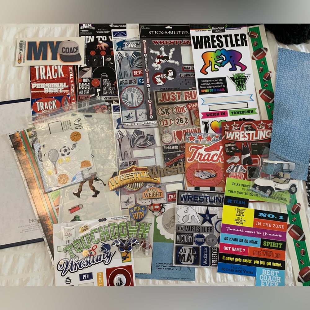Wrestling and Track Sticker Collection - Picture 4 of 12